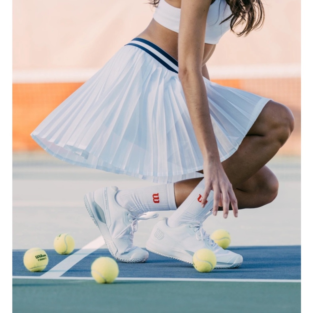 White Wilson’s LIMITLESS TENNIS SKIRT